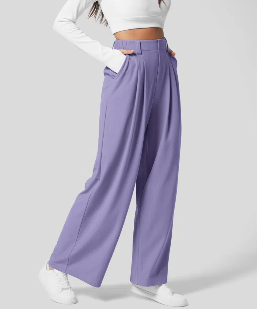 EllaFlow™ –High-Waist Trouser Pants