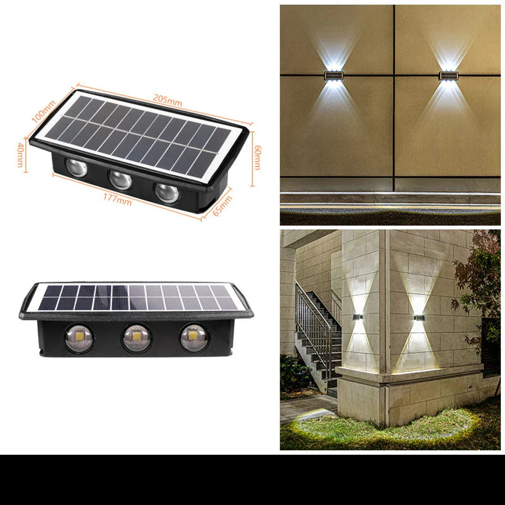 EcoShine™ Solar Outdoor Wall Light