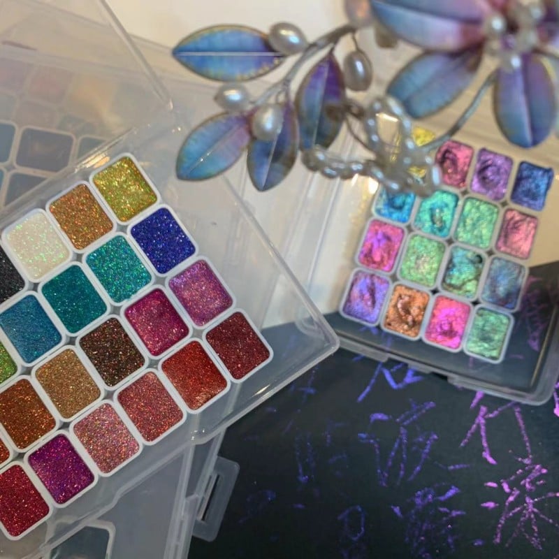 Kolorful™2.0 - Powder Mineral Pearl Pigment Art Watercolor