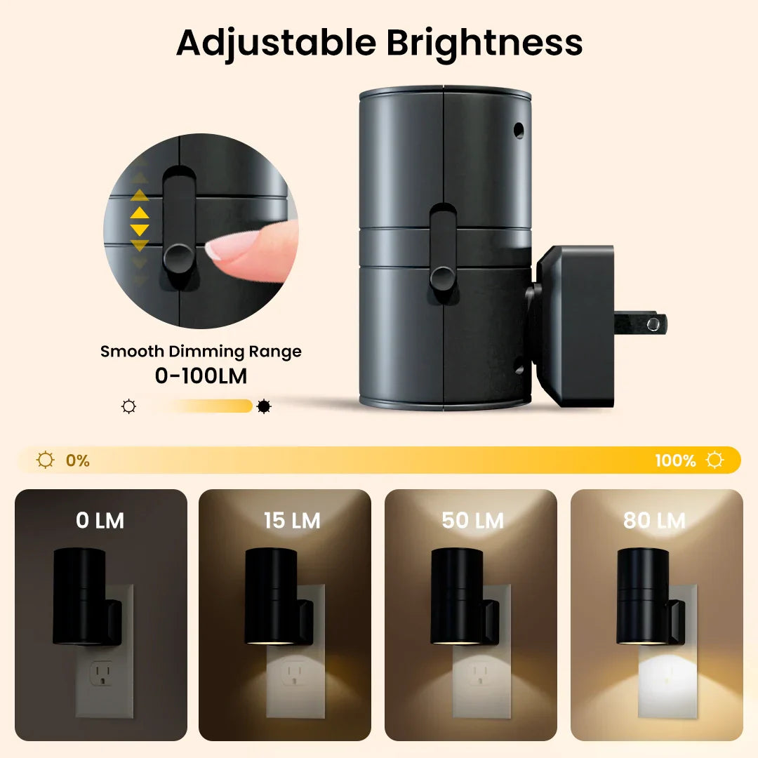 SoftGlow™ Dimmable Night Light Plug in