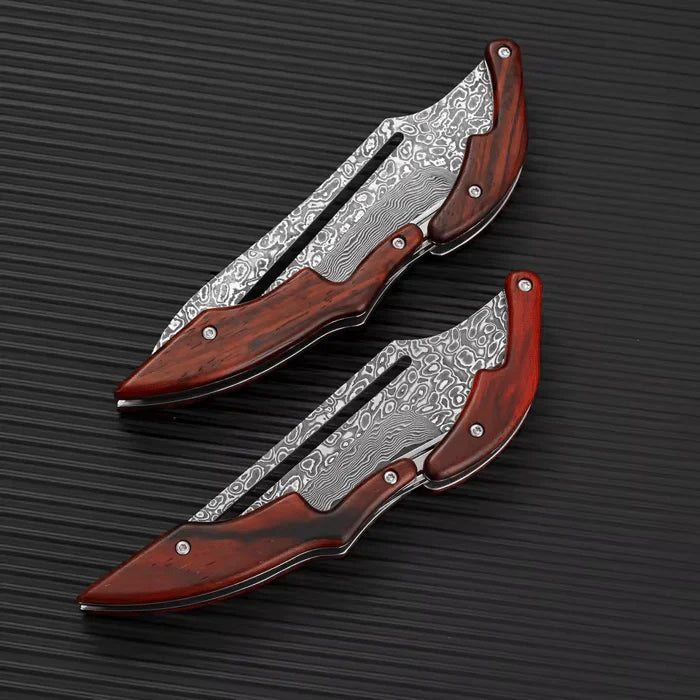 Blade™ – Hand Forged Damascus Steel Folding Knife