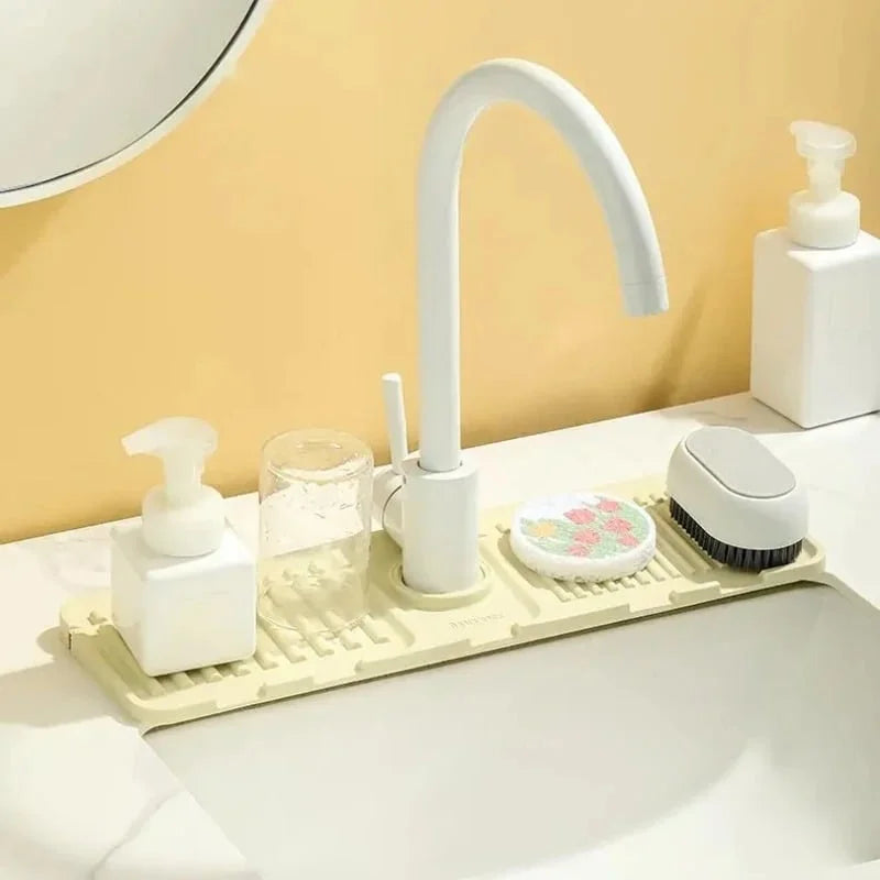 DryDrain™ Faucet Protector and Drain Mat