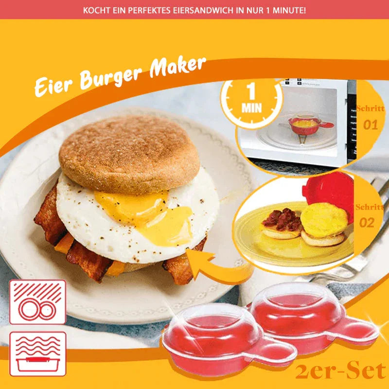 EggMatic™ Mini Egg Burger Cooker 1+1 Free