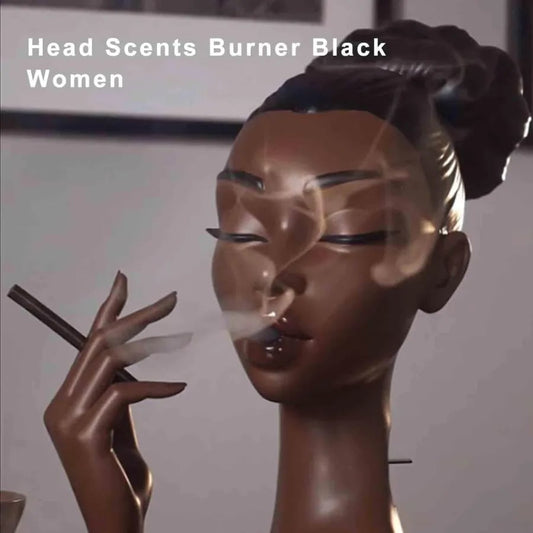 MAMA™ - Head Incense Burner Black Woman
