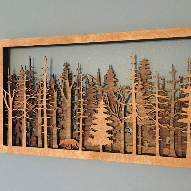 Vyne™ Handcrafted Forest Wall Art