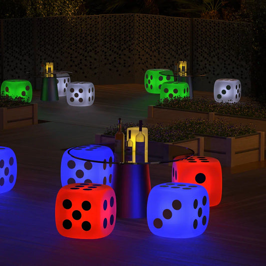 DynaDice™ 15.8'' Plug-in Integrated LED Color Changing Giant Dice