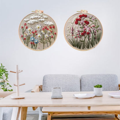 LAfleur™ - Floral embroidery kit for creative hobbies