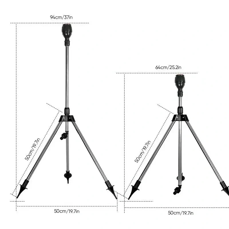 SpinSpray™ Automatic Rotating Tripod Sprinkler