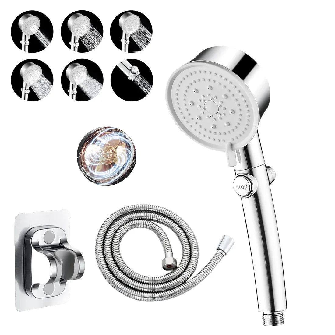 Zonvi™ Multi-functional High Pressure Shower Head