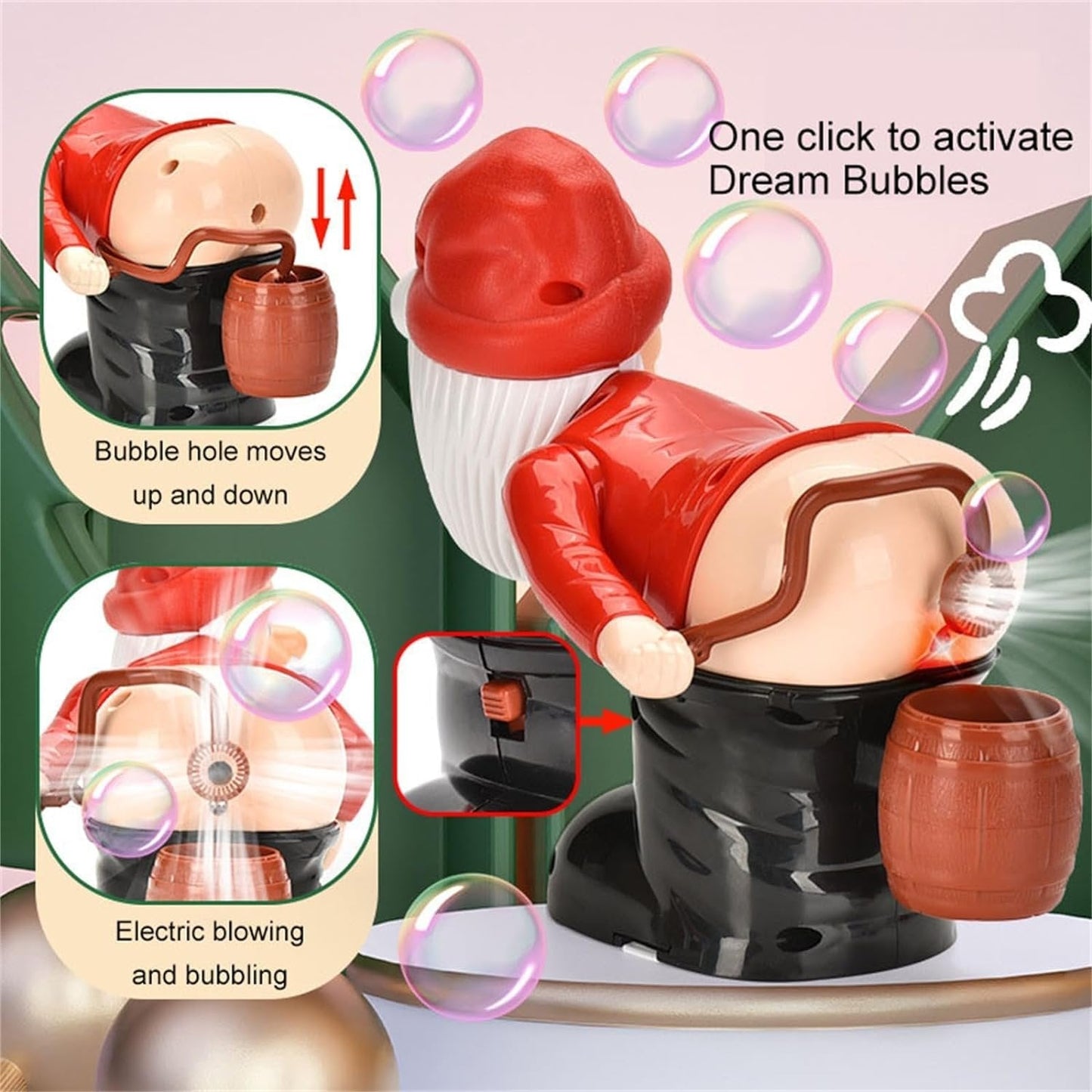 SantaBlast™ - Santa Hilarious Bubble Machine