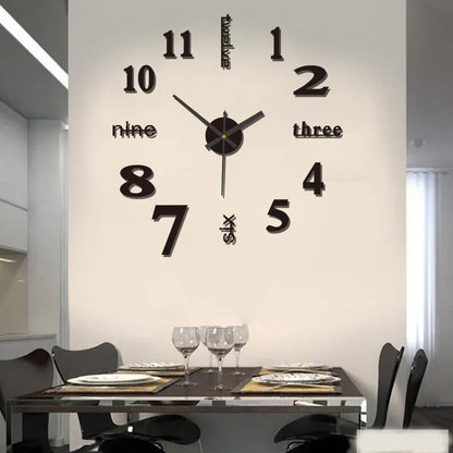 TimeScape™ 3D Wall Decal Decorative Clock