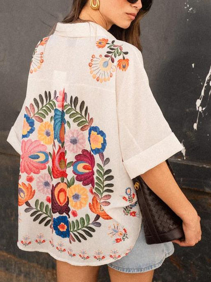 FleurFit™- Boho Shirt Top