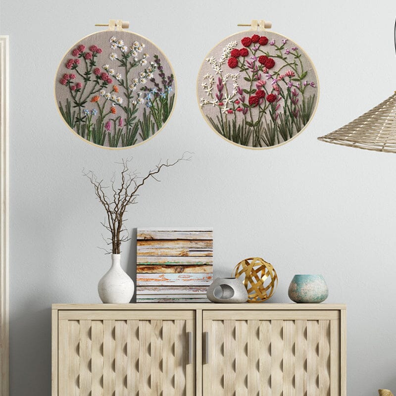 LAfleur™ - Floral embroidery kit for creative hobbies