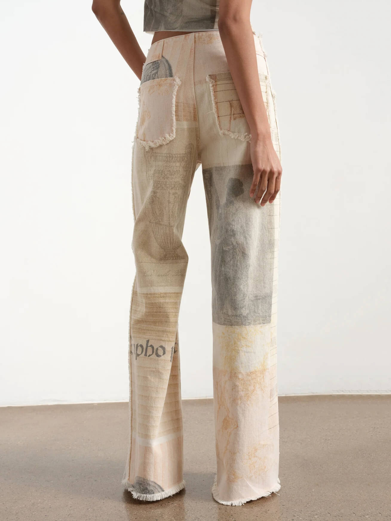 MusePrint™ – Artistic Wide-Leg Jeans