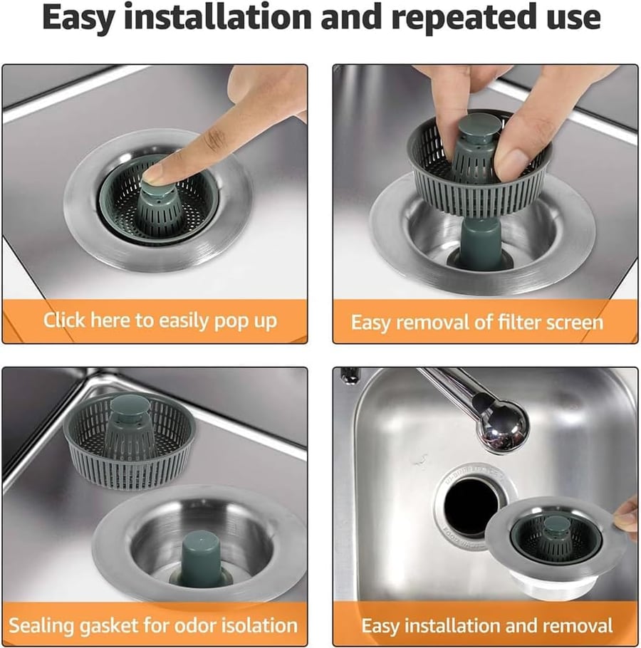 DrainRite™ - Sink Drain Strainer