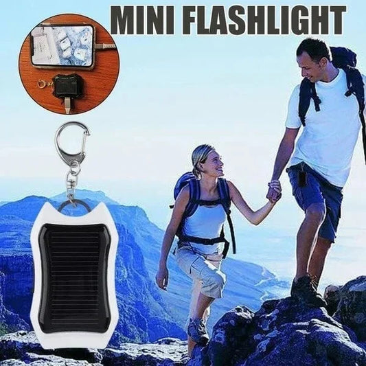 SunVolt™ 950mAH Solar Power Bank Keychain