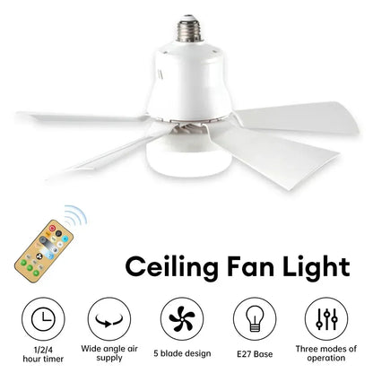 Arctic™ - Bright Cool Ceiling Socket Fan & Light