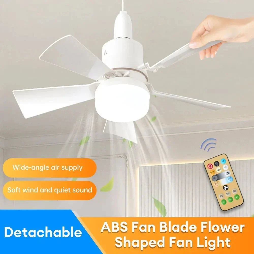 Arctic™ - Bright Cool Ceiling Socket Fan & Light – Caedrea