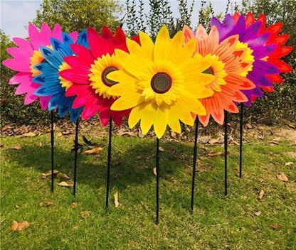 Suncharm™ Colorful Sunflower Windmill