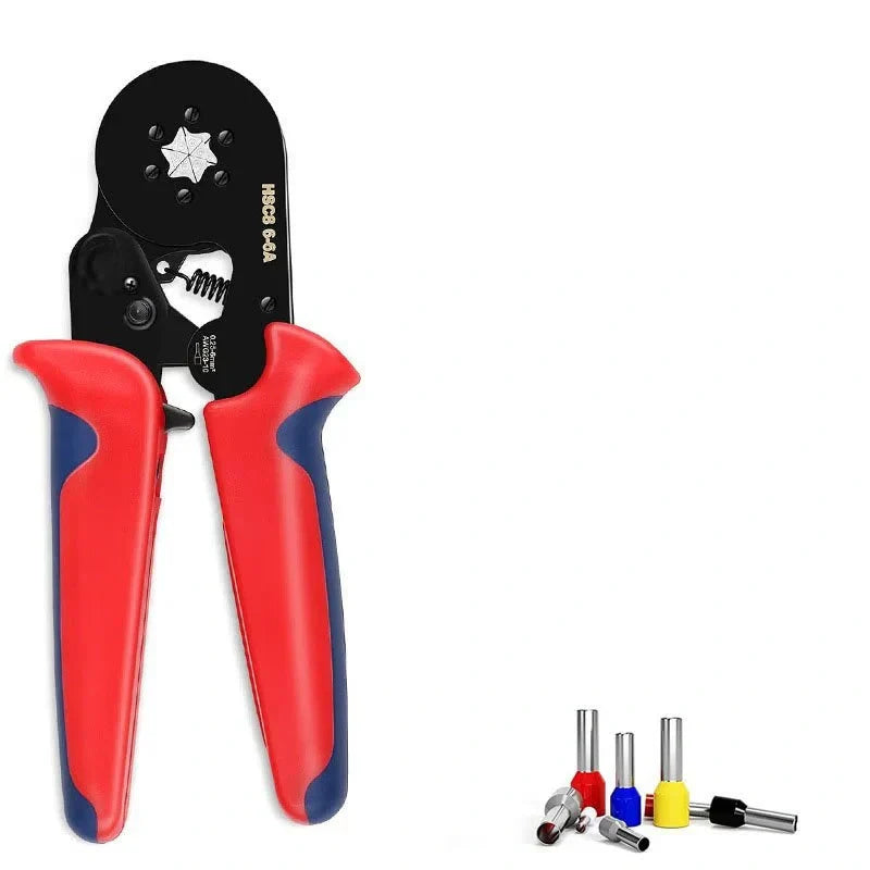 CrimpTech™ Ratchet Tubular Terminal Wire Crimpers Set