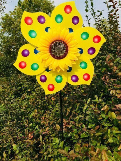 Suncharm™ Colorful Sunflower Windmill