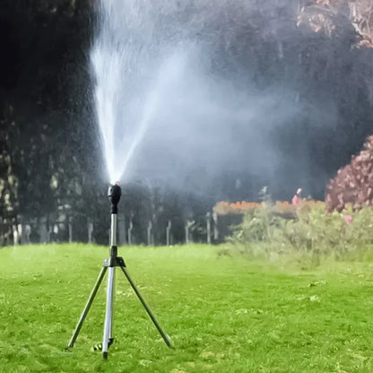 SpinSpray™ Automatic Rotating Tripod Sprinkler