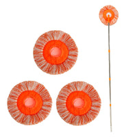 With 4 Replaceable Mop Heads