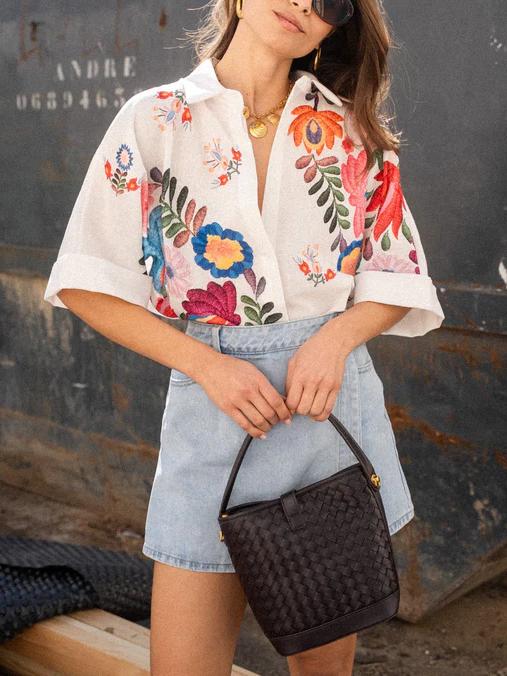 FleurFit™- Boho Shirt Top