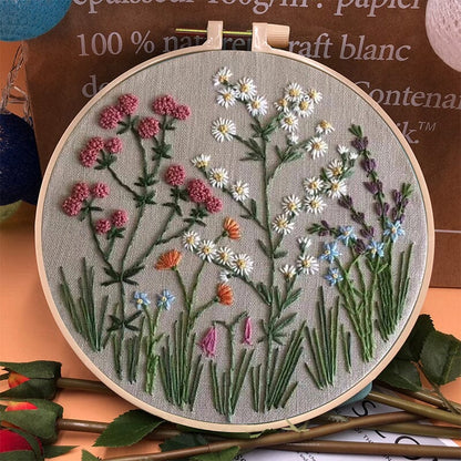 LAfleur™ - Floral embroidery kit for creative hobbies