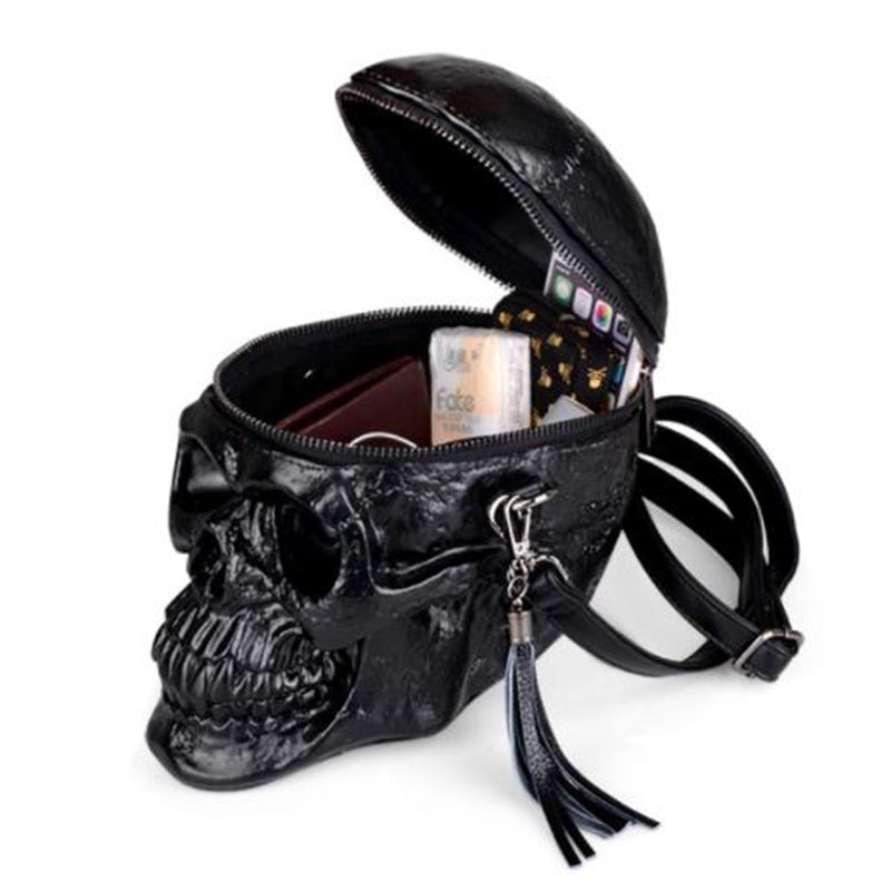 Grave Digger™ Black Skull Handbag