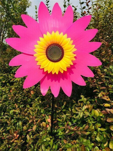 Suncharm™ Colorful Sunflower Windmill