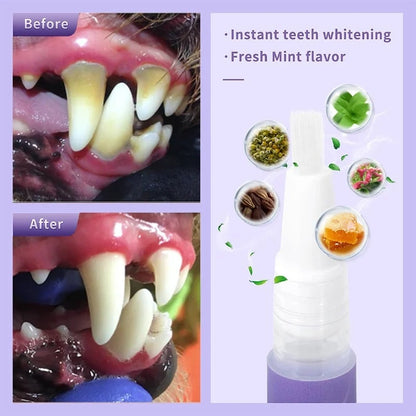 Pet Oral Care Gel | Teeth Brightening Pen for Dogs & Cats