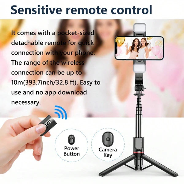 FlexiCapture™ Multifunctional Foldable Selfie Stick Tripod