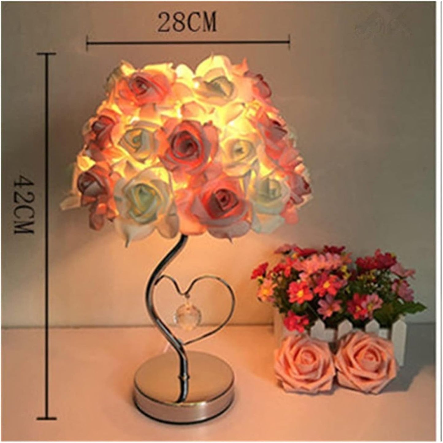rose lamp