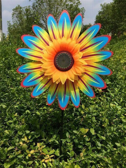 Suncharm™ Colorful Sunflower Windmill