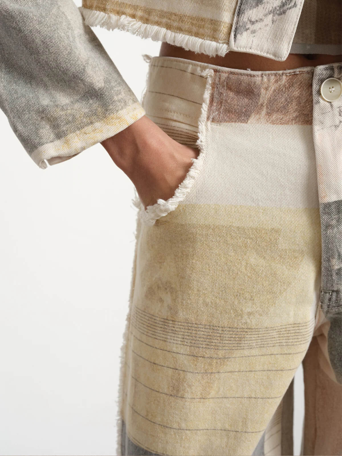 MusePrint™ – Artistic Wide-Leg Jeans