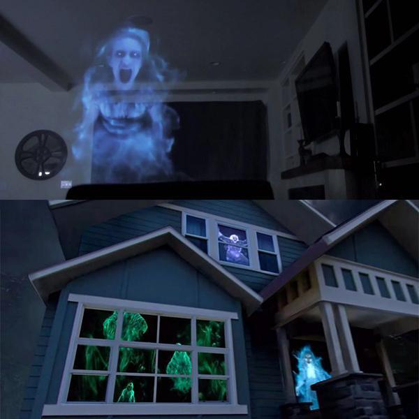 Holiday Window Projector | 12 Animated Movies for Halloween & Christmas