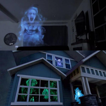 Holiday Window Projector | 12 Animated Movies for Halloween & Christmas