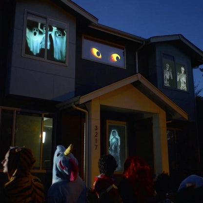 Holiday Window Projector | 12 Animated Movies for Halloween & Christmas