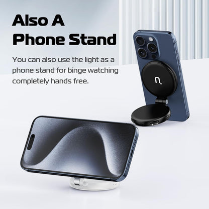 Caedrea Magnetic Selfie Light – LED Ring Light with MagSafe, Adjustable Brightness, Clip & Sticky Ring Included, Perfect for Selfies, TikTok & Video Calls