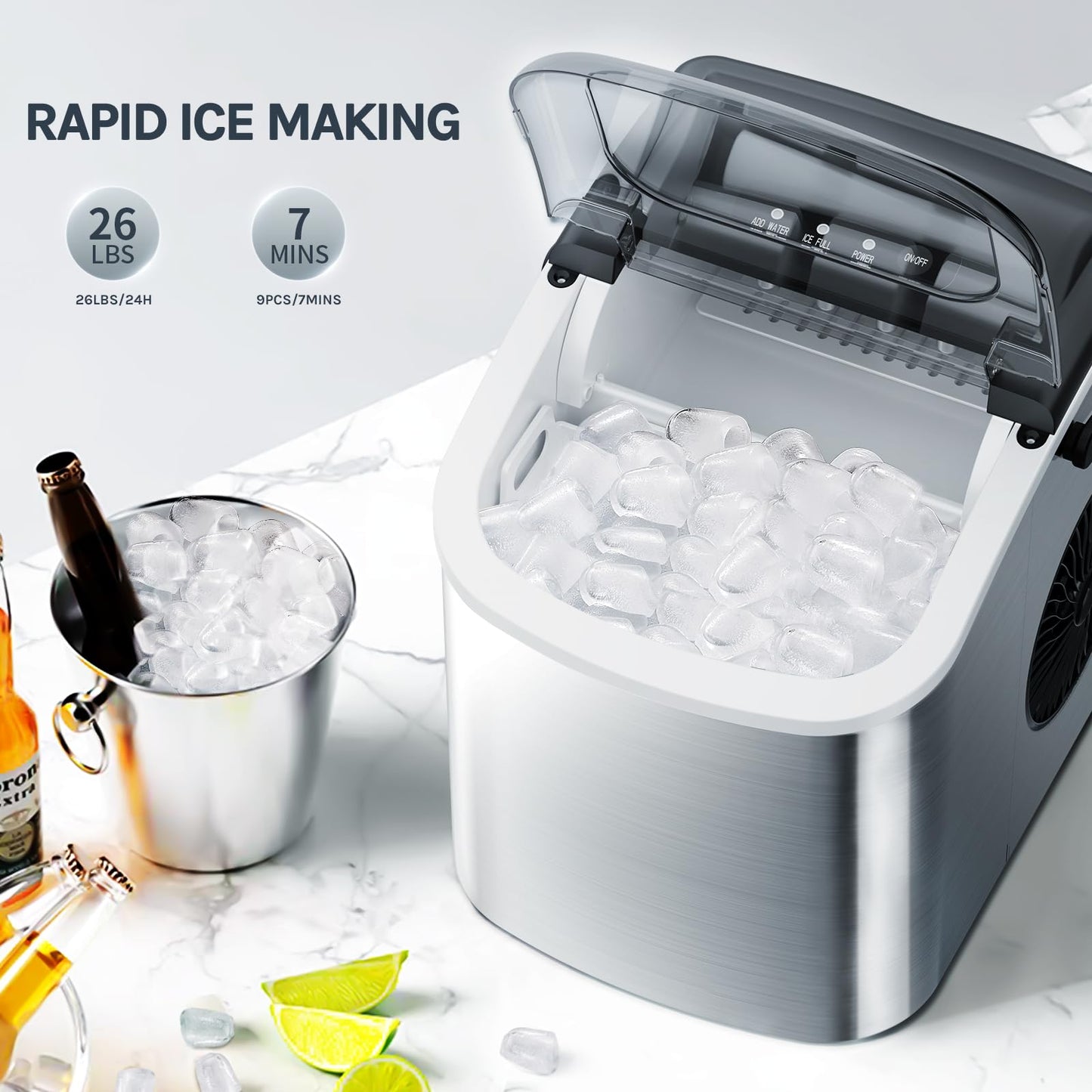 Golce™ - Portable Ice Maker Machine with Handle