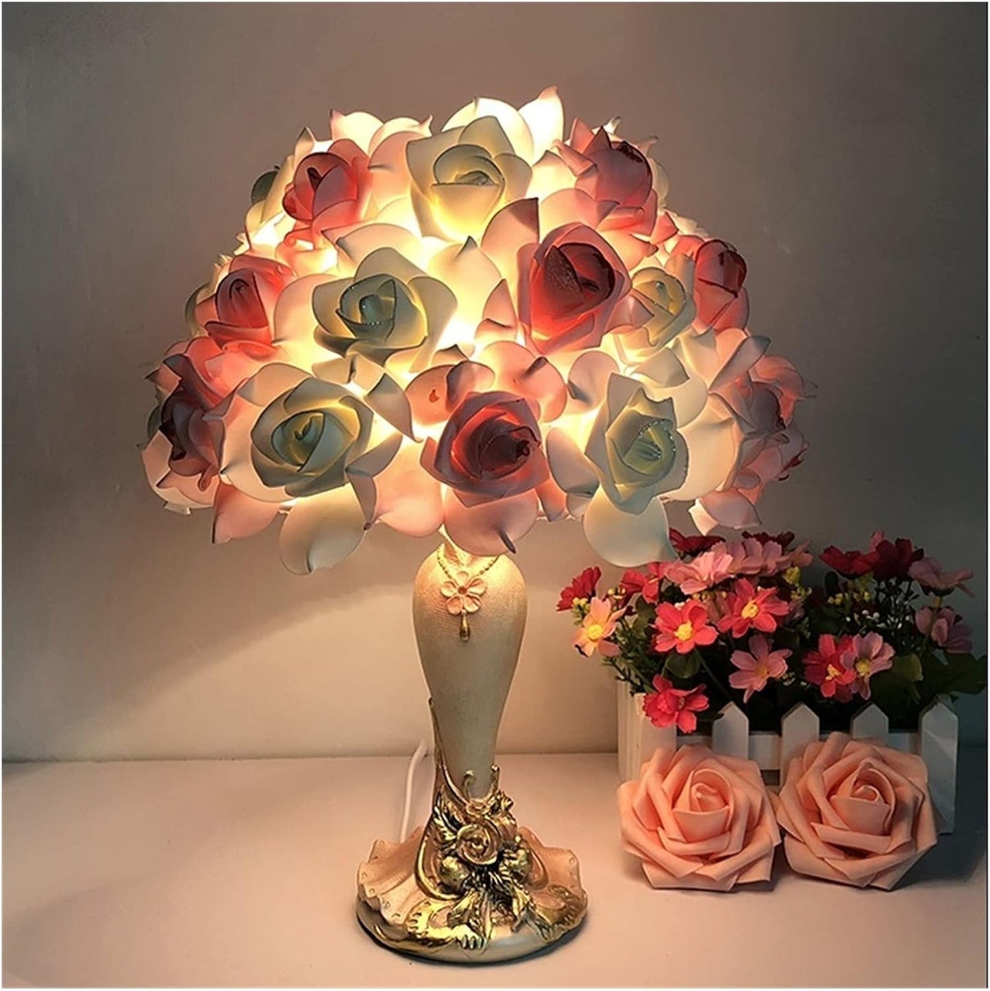 rose lamp