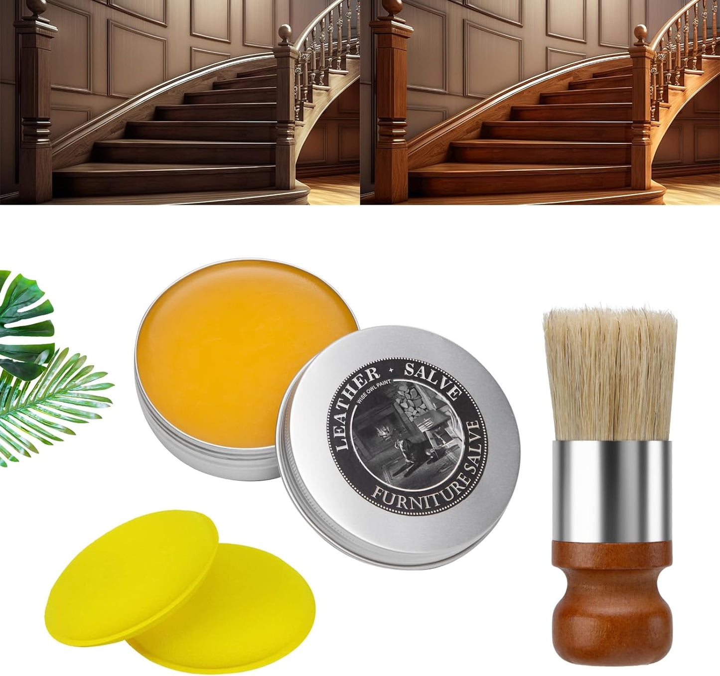 DustAway™ - Furniture Salve & Brush