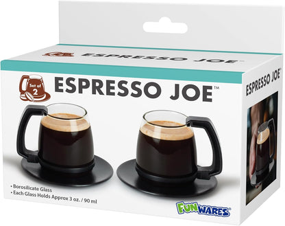 Caedrea Diner-Style 20 oz Borosilicate Glass Coffee Pot Mug – Spill-Proof Silicone Lid, Retro Gag Gift for Coffee Lovers