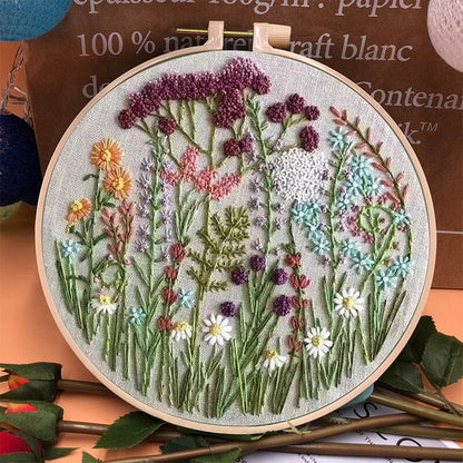 LAfleur™ - Floral embroidery kit for creative hobbies