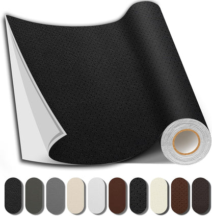 Caedrea Leather Repair Patch – 17x79" Self-Adhesive Waterproof Vinyl Patch for Couch, Furniture, Car Seats & Cabinets, Durable DIY Fix