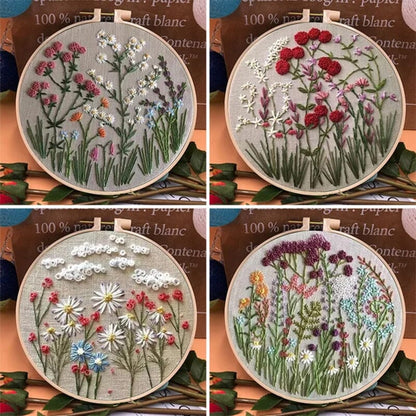 LAfleur™ - Floral embroidery kit for creative hobbies