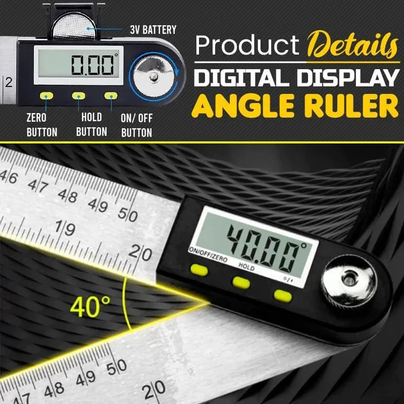 DigiAngle™ Digital Display Angle Ruler