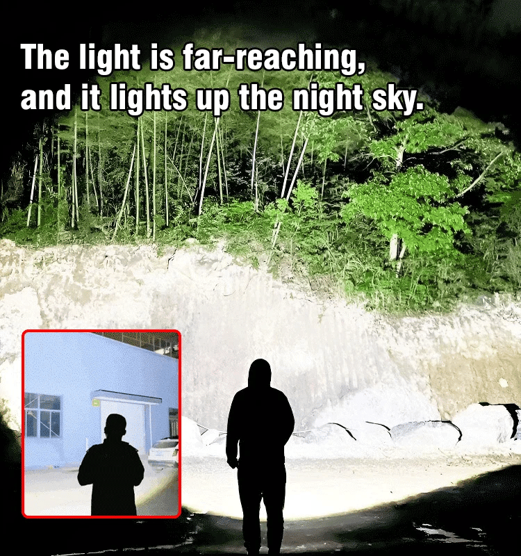 (Version 1) TriBeam™ Three-eyed Monster Mini Flash Super Power Flashlight