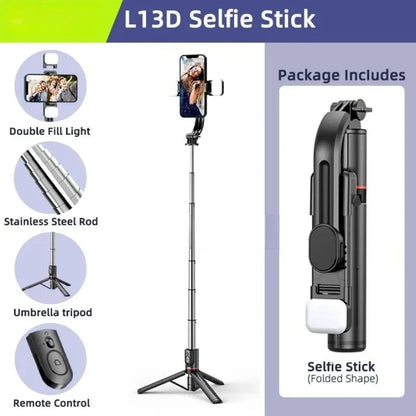 FlexiCapture™ Multifunctional Foldable Selfie Stick Tripod